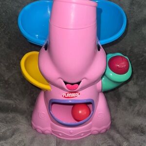 Playskool Pink Elephant Busy Ball Popper Elefun Toddlers Tested And Works